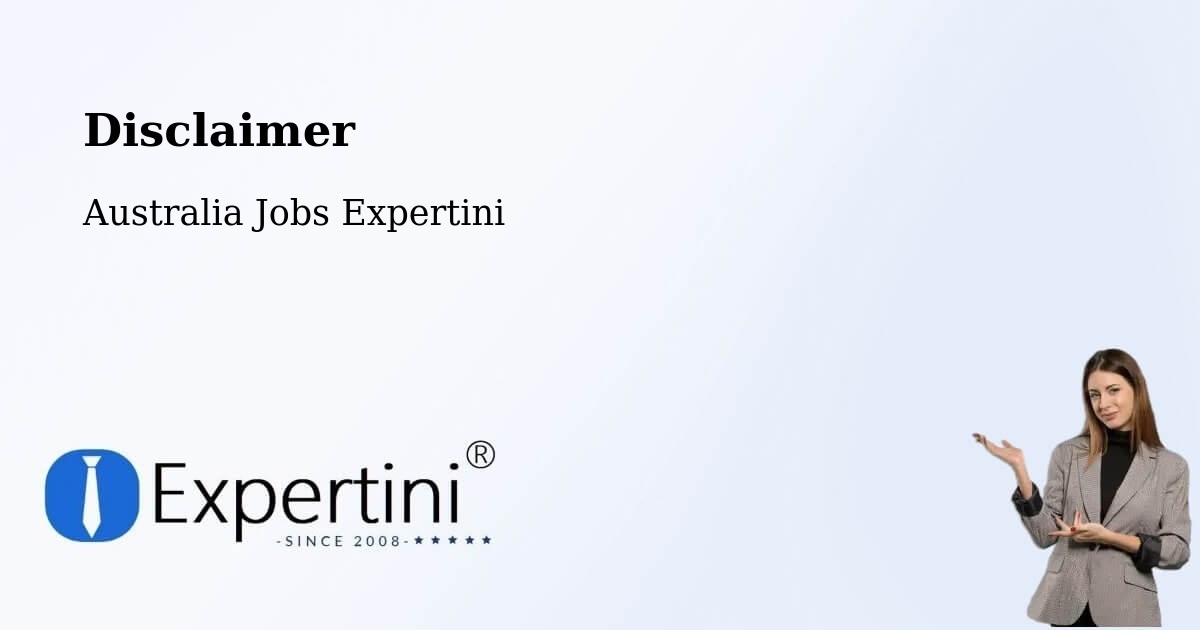 Disclaimer – Mckail - Australia Jobs Expertini